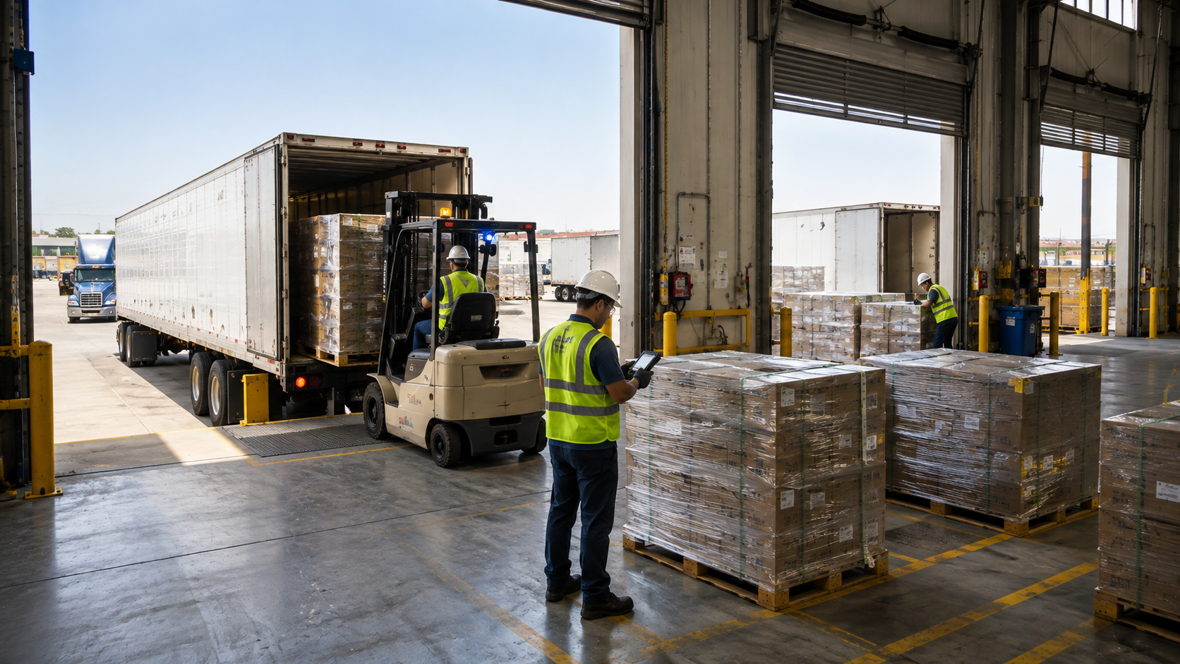 Warehouse aisle
